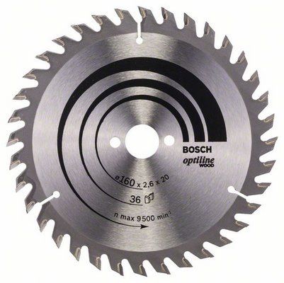 BOSCH OPTİLİNE WOOD 160*20/16 MM 36 DİŞ