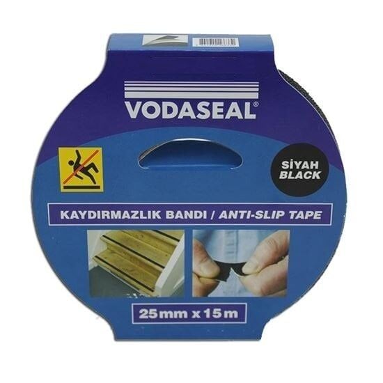 VODASEAL MERDİVEN KAYDIRMAZLIK BANDI 25 MM X 15 MT - SİYAH