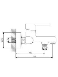 NEWARC DOMİNO  971511 BANYO BATARYASI
