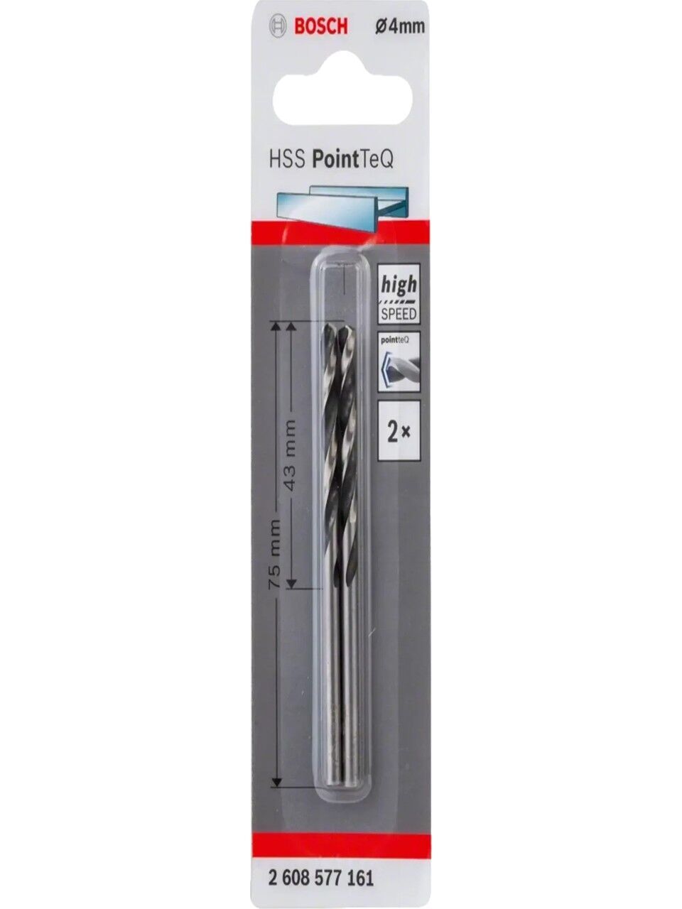 Bosch Hsspointteq Metal Matkap Ucu 4,0 mm 2'li 2608577161