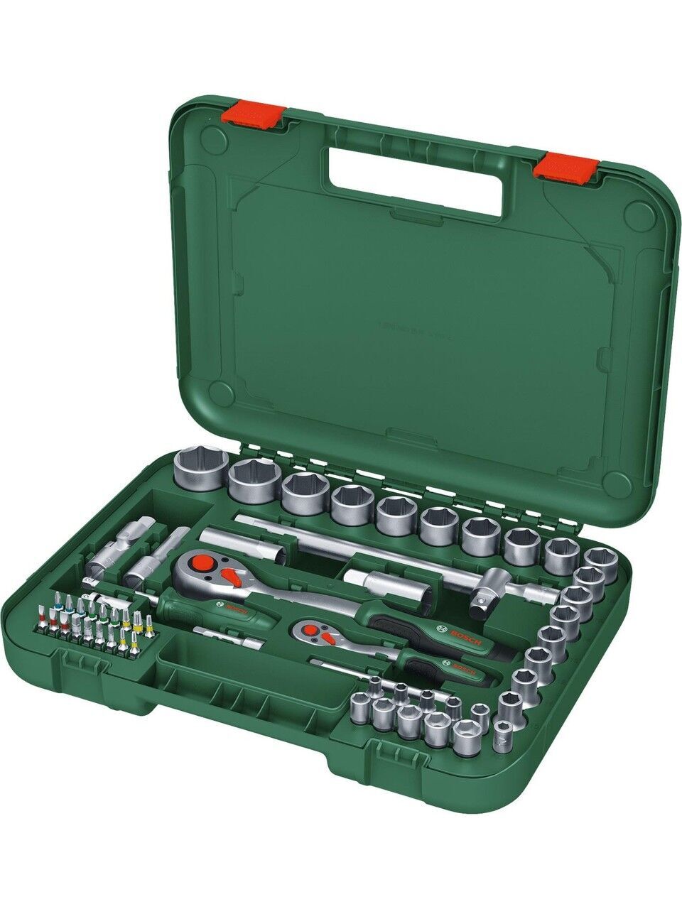 Bosch 1/4 + 1/2 Cırcırlı Somun Sıkma Seti 56 Parça 1.600.A02.Z9B