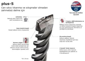 Bosch Sds-Plus-5X 8x210 mm Matkap Ucu