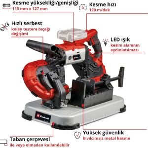 EİNHELL TE-MB 18/127 U Lİ SOLO PROFİL KESME MAK.