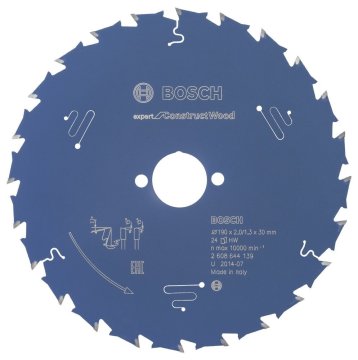 Bosch Expert for Construct Wood 190x30 mm 24 Diş