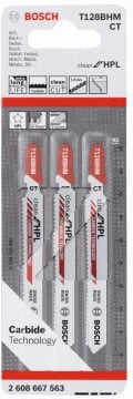 Bosch DEKUPAJ TESTERESİ T 128 BHM CLEAN FOR HPL 3 LÜ PANEL TEMİZ KESİM İÇİN - 2608667563