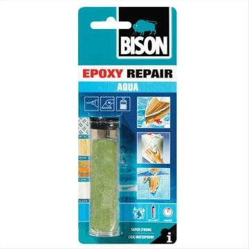 Bison Epoxy Stick Aqua 7.5 Cm Çubuk (İki Bileşenli Epoxy Tamir Macunu)