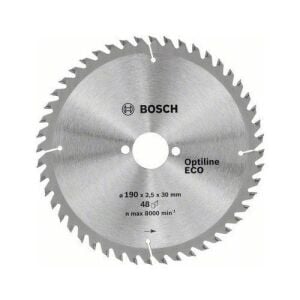 Bosch Optiline Eco 190 x 30 Mm 48 Diş