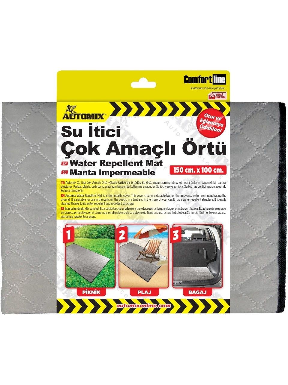Automix Su Itici Çok Amaçlı Örtü 150 X 100 Cm