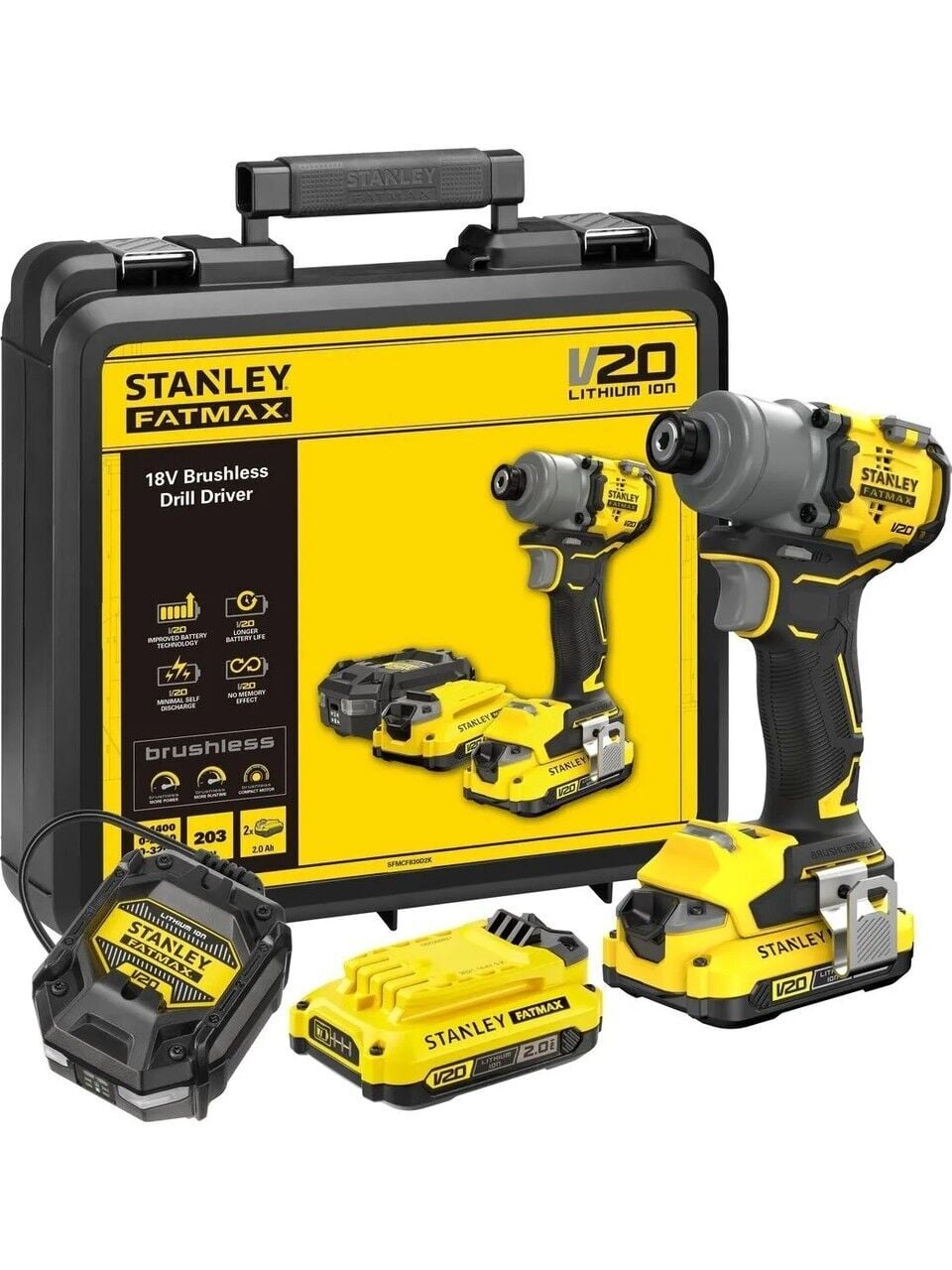 Stanley Sfmcf830D2K  2X2Ah Darbeli Vidalama Makinesi