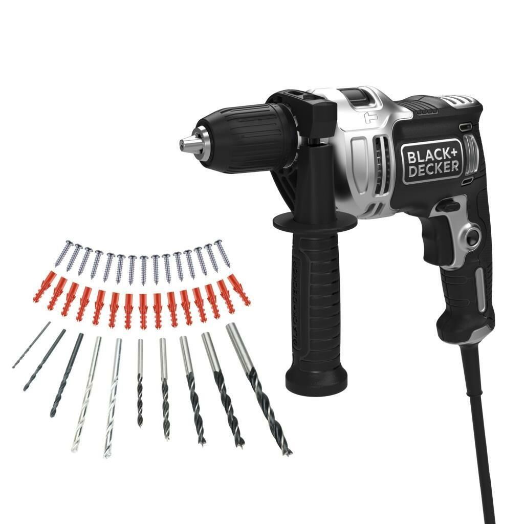 Black+Decker BEH71A40SK-QS Silver 710 W Darbeli Matkap