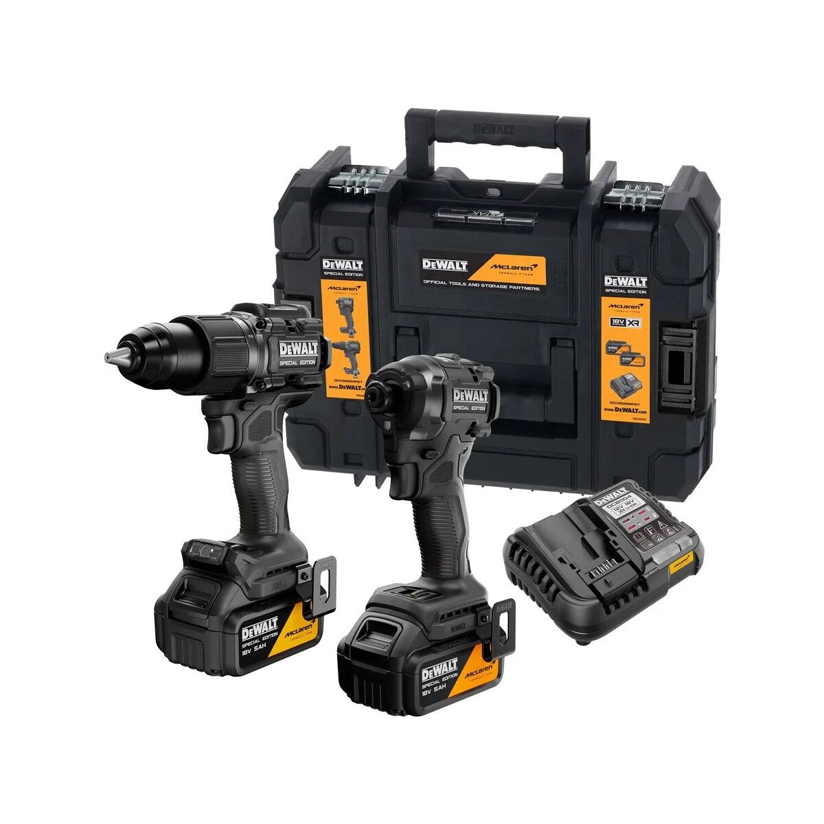 DEWALT MCLAREN DCK2222MP2T 18V 5.0 AH İKİLİ SET