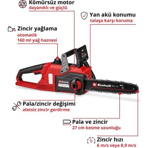 Einhell Fortexxa 18/30 Aküsüz Zincirli Ağaç Kesme