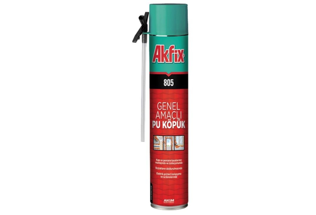 Akfix 805 Poliüratan Çok Amaçlı Köpük 750 Ml