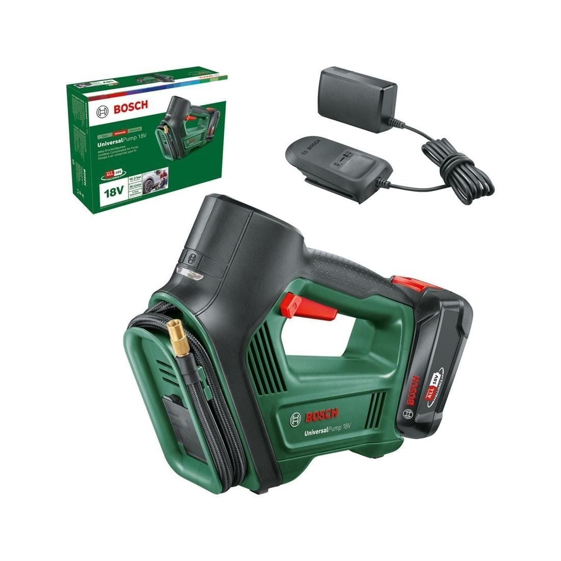 Bosch UniversalPump 18V Tek Akülü 2 Ah Araç Kompresörü