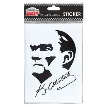 Autokit Oto Sticker Atatürk Görsel İmza