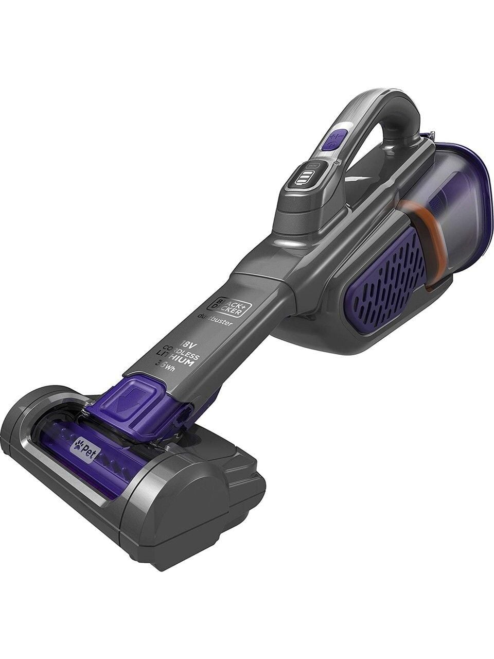 Black&Decker Bhhv520Bfp Pet Başlıklı Şarjlı Dikey Süpürge