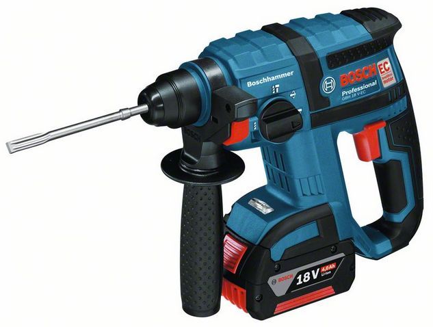 Bosch GBH 18 V-EC Akülü Kırıcı Delici Matkap L-Boxx çantalı 2 x 4,0 Ah