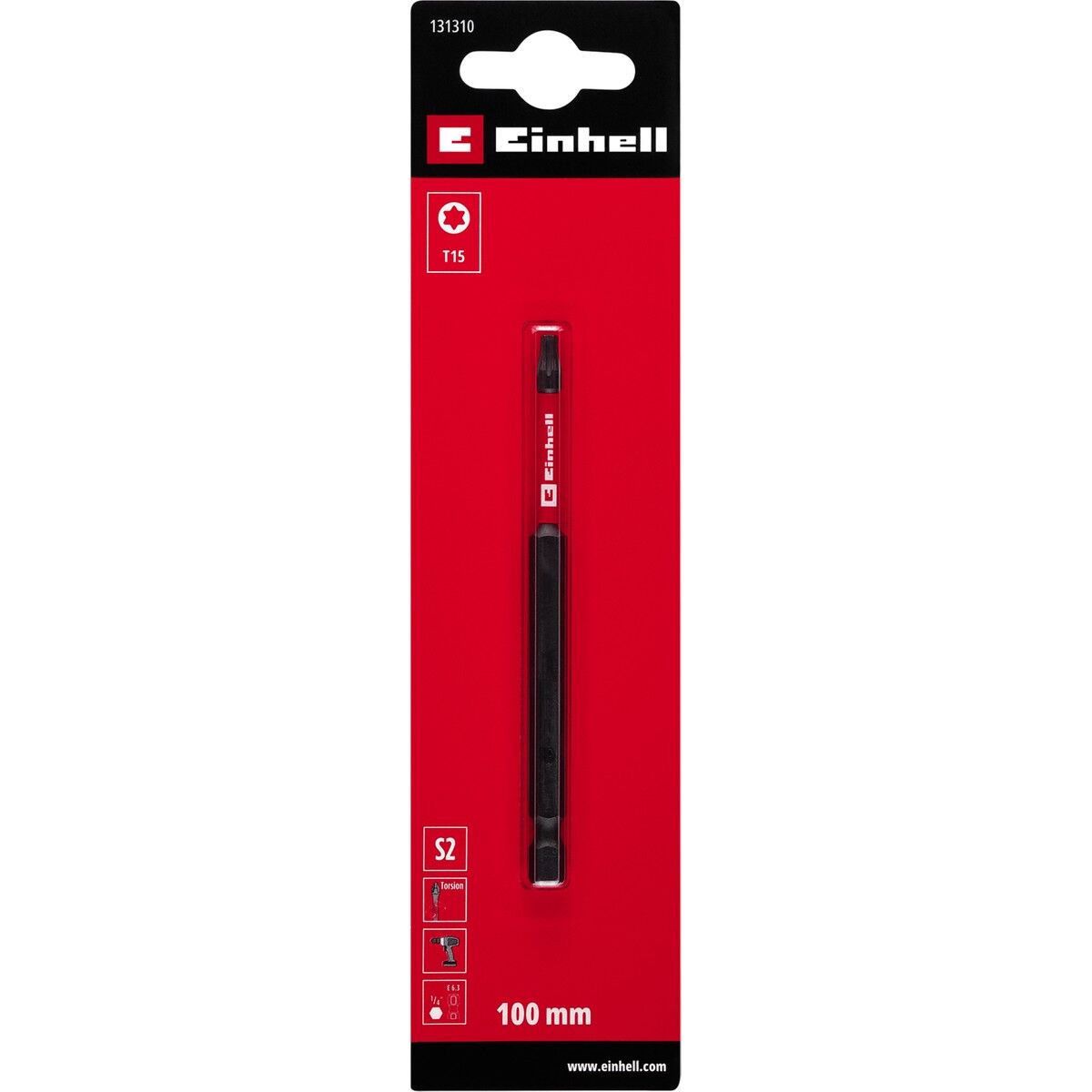 Einhell Torx Bits Uç 100 mm T15 S2